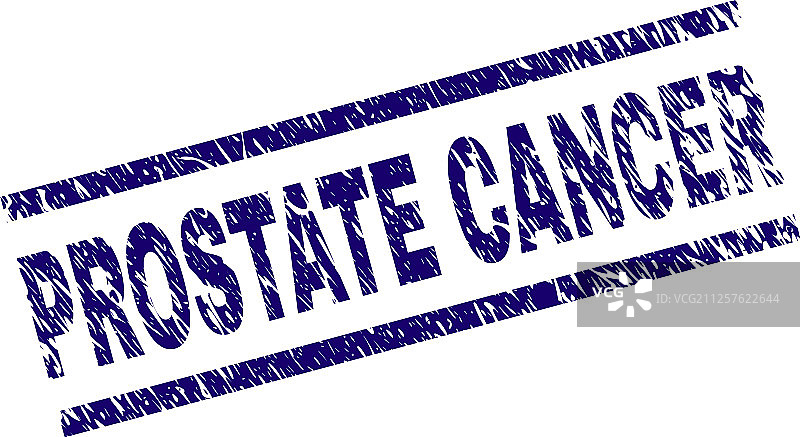 带纹理的前列腺癌印章图片素材