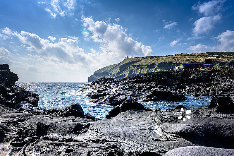 济州岛牛岛图片素材