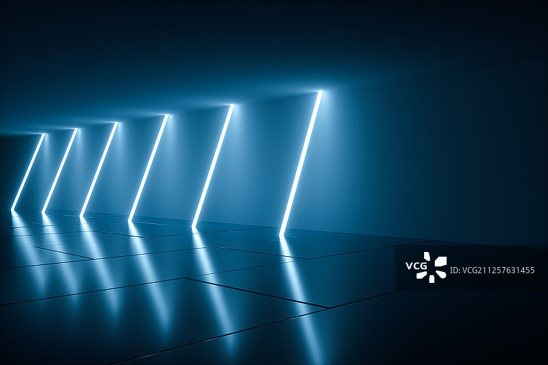 3D现代科技感空间图片素材