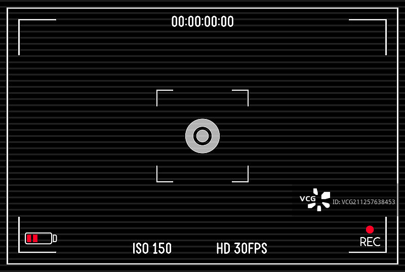 数码相机取景器设计元素图片素材