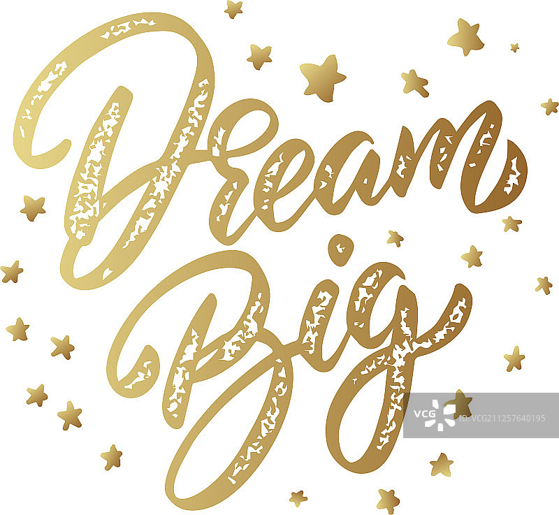 梦想成真白色背景短语图片素材