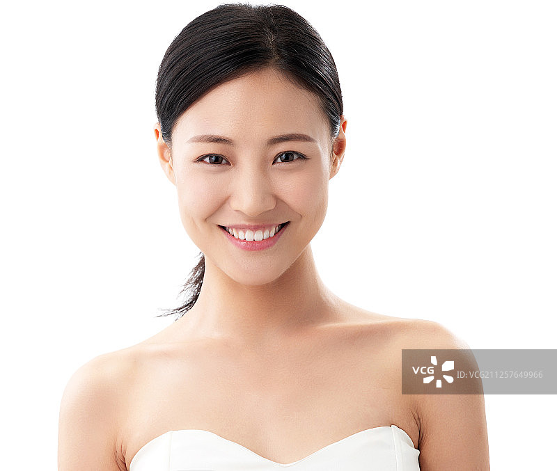 青年女人妆面图片素材