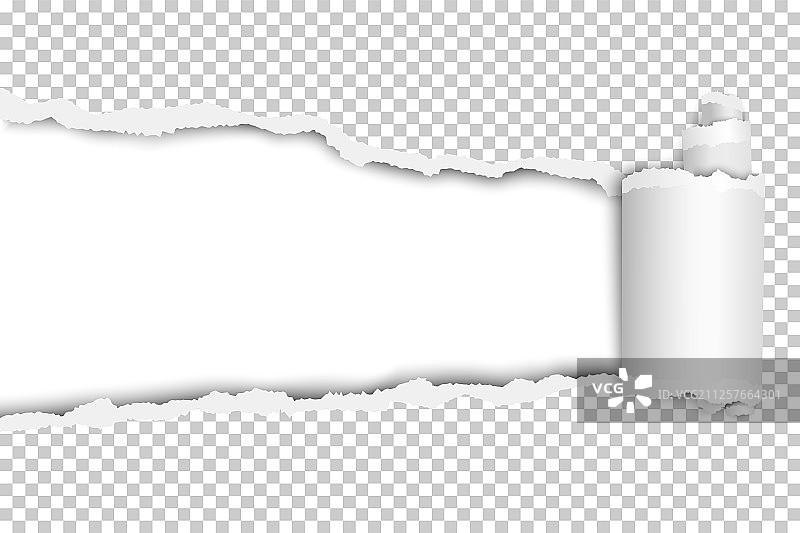 透明薄片撕裂长孔图片素材