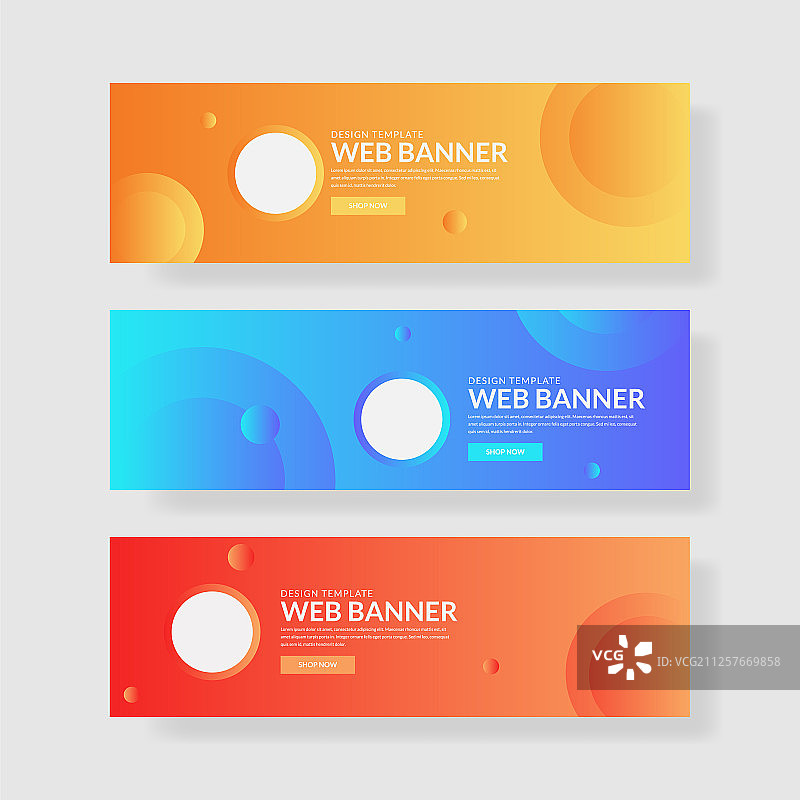 网站banner UI UX图片素材