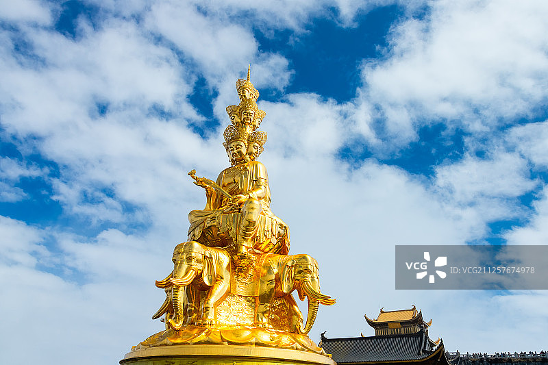 峨眉金顶风光图片素材