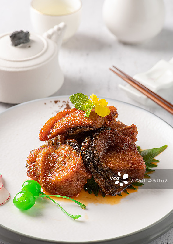 本帮熏鱼图片素材