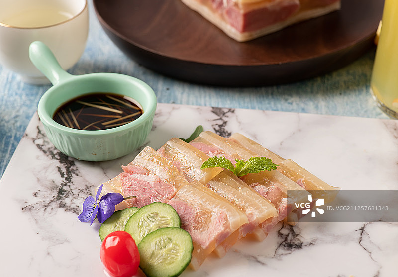 水晶肴肉图片素材