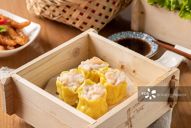 鲜虾烧卖图片素材