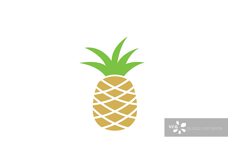 菠萝水果Logo图片素材