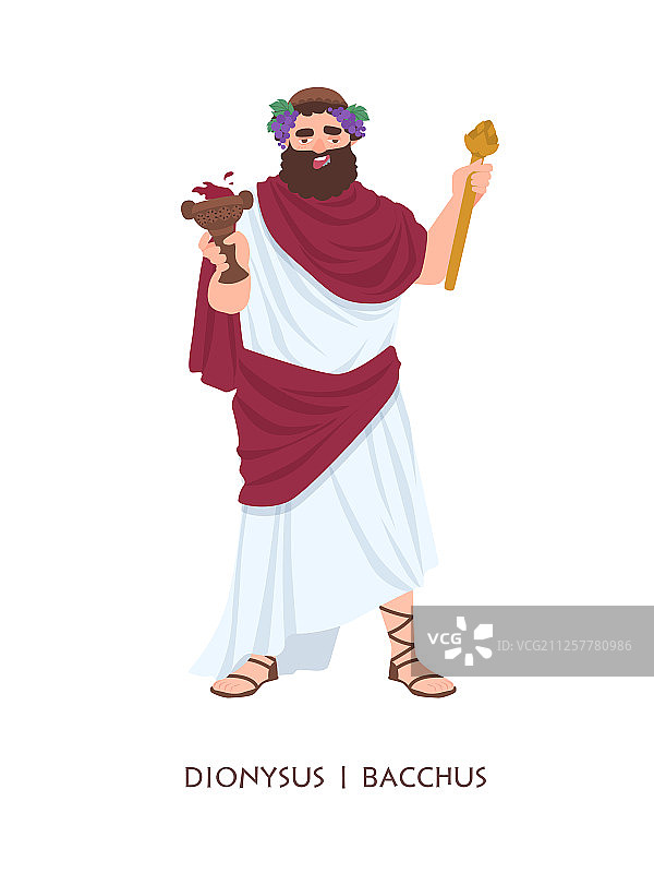 狄俄尼索斯或巴克斯—酒神图片素材