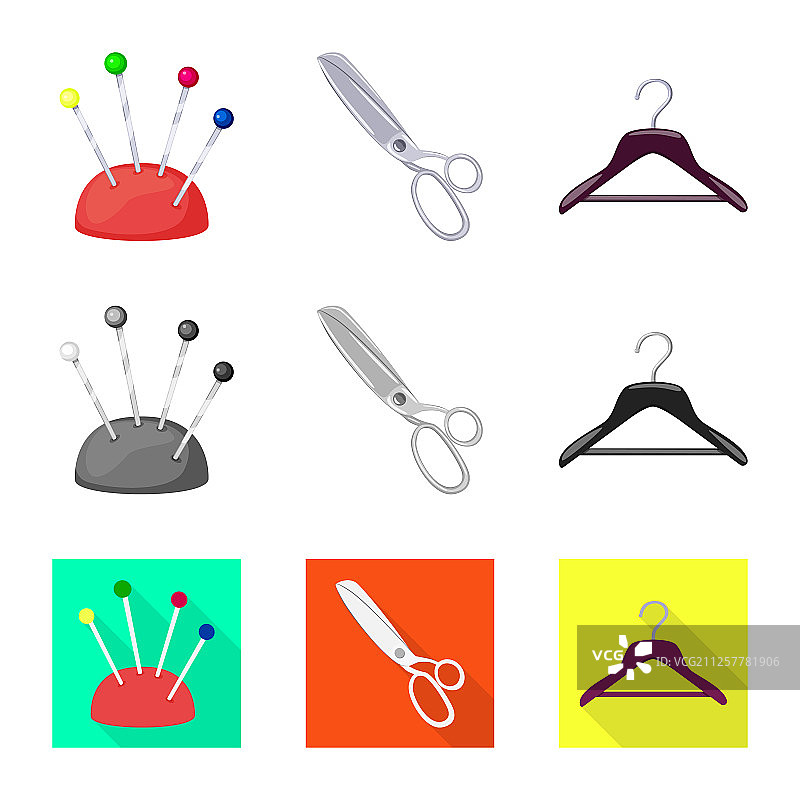 独立物体工艺品和手工艺logo合集图片素材