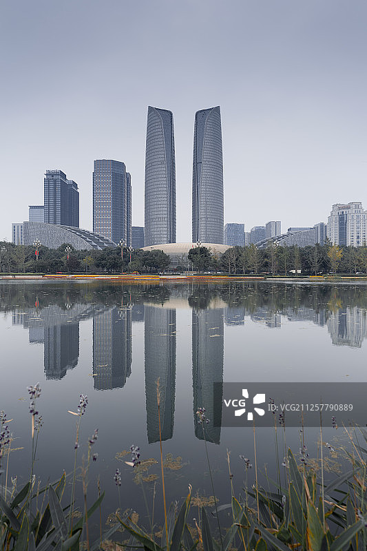 成都金融城图片素材