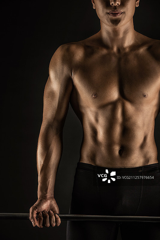 肌肉强化、健美、肌肉、健身器材、负重训练、健身房、举重图片素材