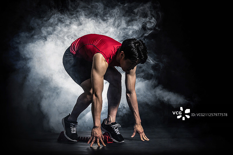 田径运动员，运动员，起跑线，起跑，起点，准备图片素材