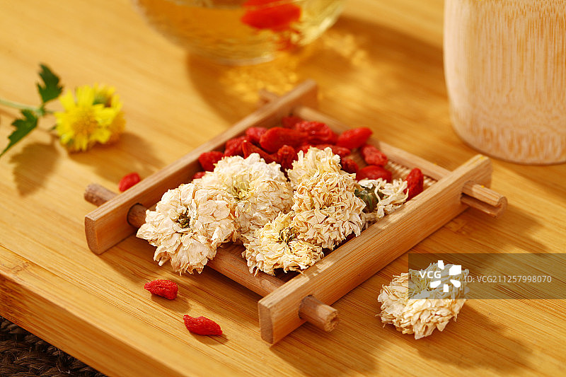 菊花枸杞茶图片素材