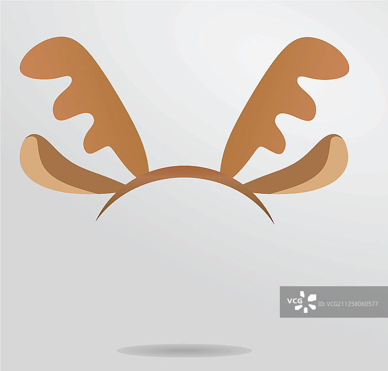 驯鹿角头带图片素材