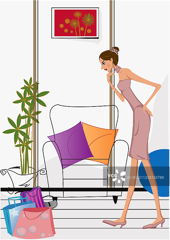 购物概念矢量图图片素材