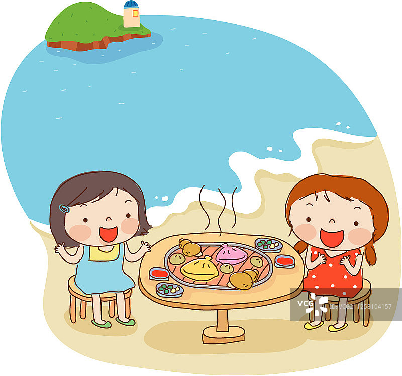 四个季节图片素材