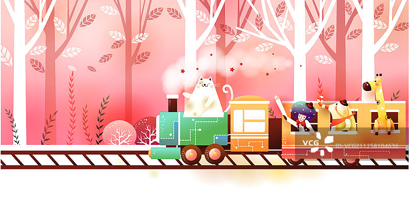 梦幻的插图图片素材