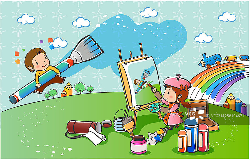 教育概念矢量插图图片素材