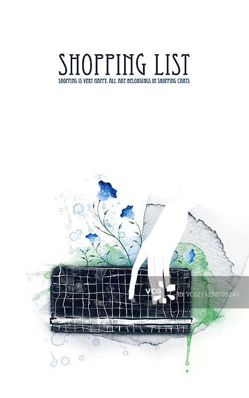 购物商品插画图片素材