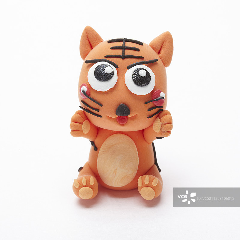 动物造型黏土工艺品图片素材