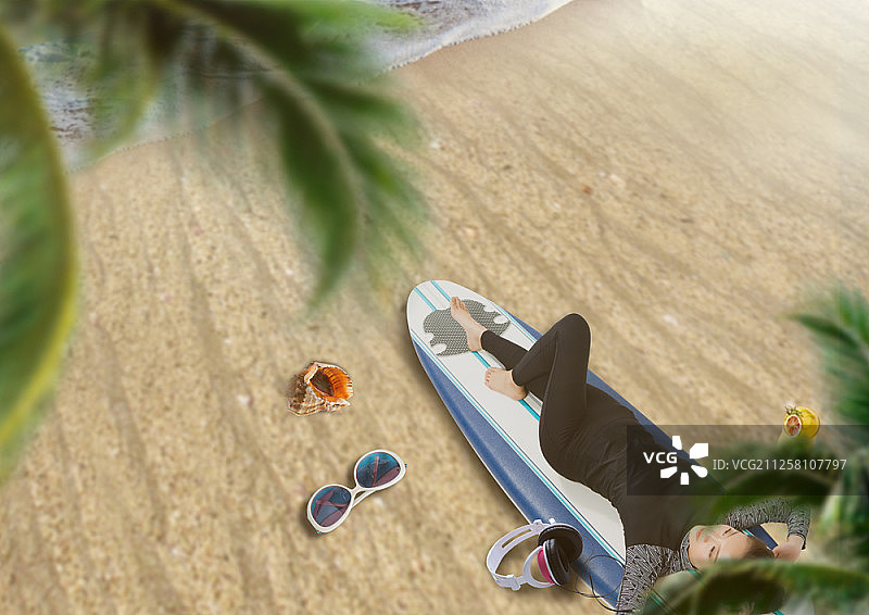 放松主题数字合成图像图片素材