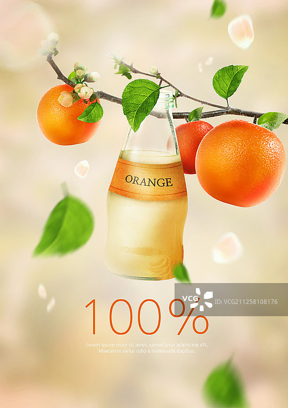 有机水果主题合成图像图片素材