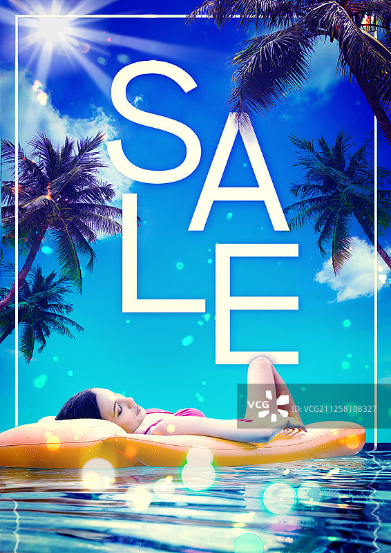 夏季主题数字合成图像图片素材