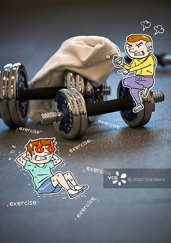 摄影与插画结合图片素材