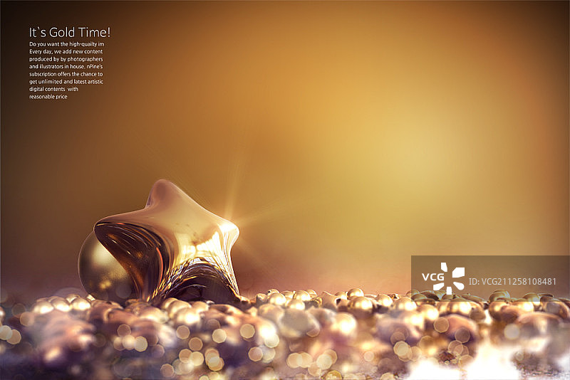 3D插画：金属物体图片素材