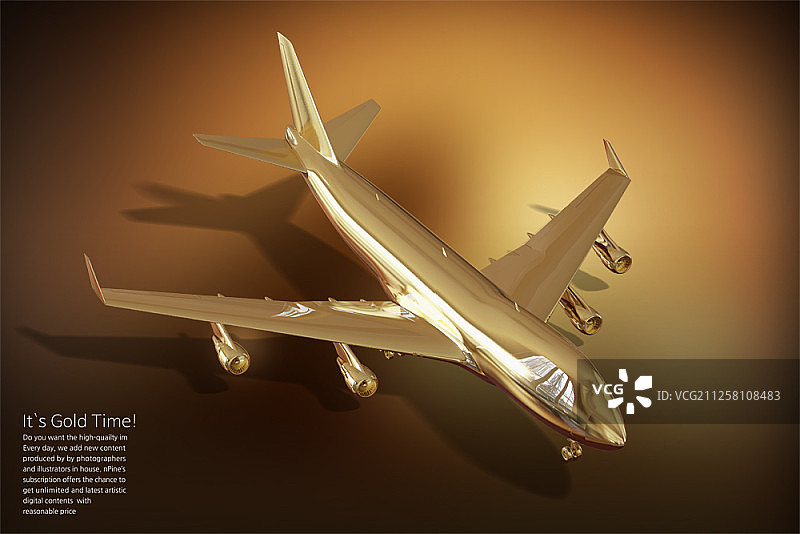 3D插画：金属物体图片素材