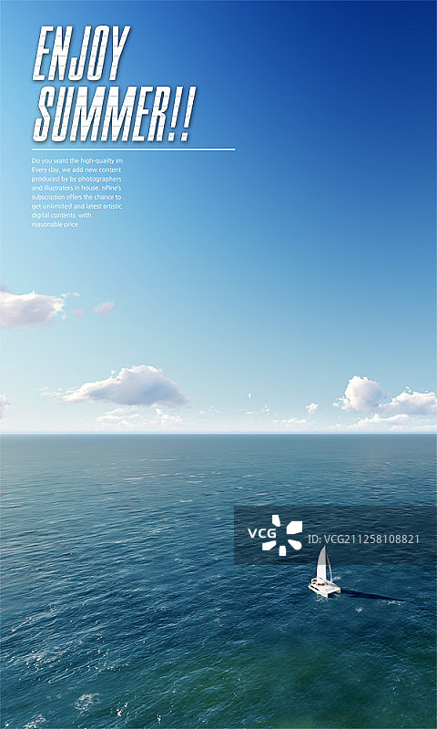 夏季背景数字合成图像图片素材