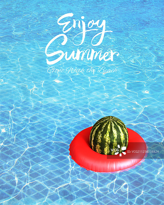 夏季主题数字合成图像图片素材