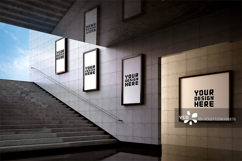 广告牌样机图片素材