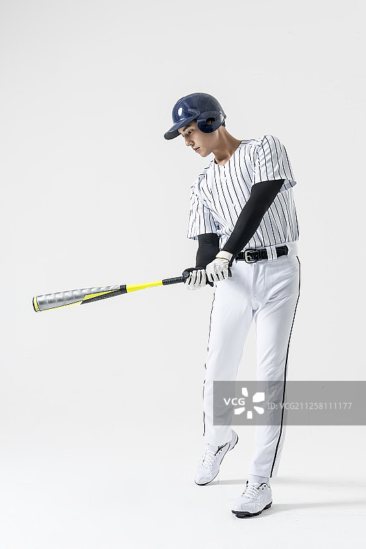 棒球运动员挥棒瞬间摄影图片素材