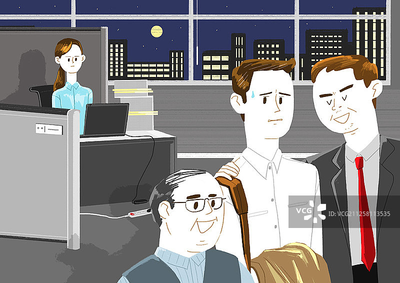 社会议题主题插画图片素材