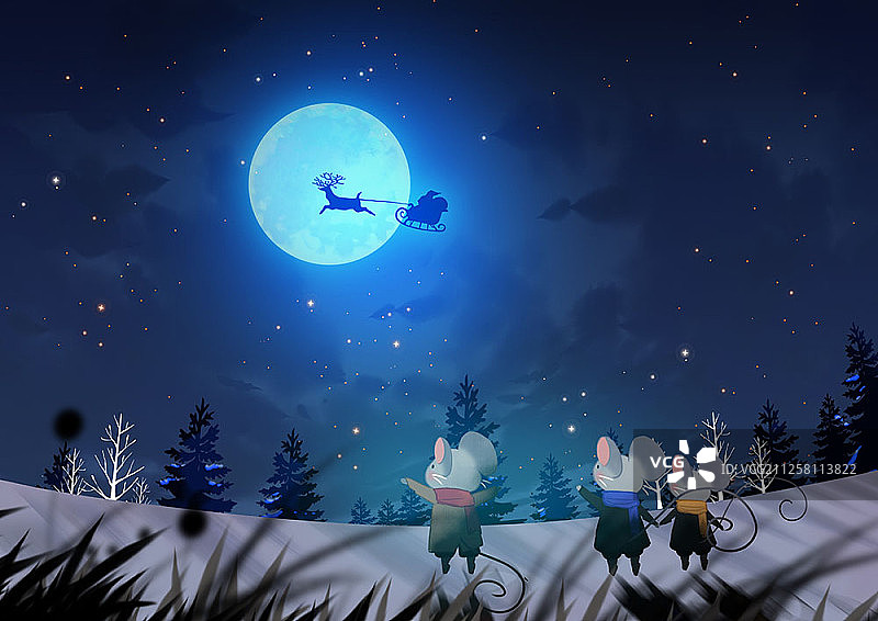 老鼠角色插画图片素材