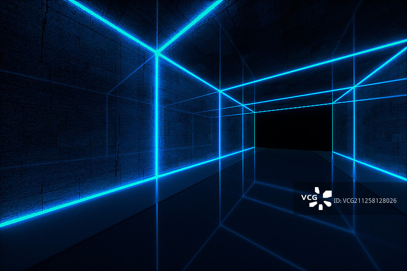 3D抽象科技背景图片素材