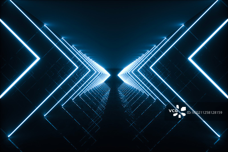 3D抽象科技背景图片素材