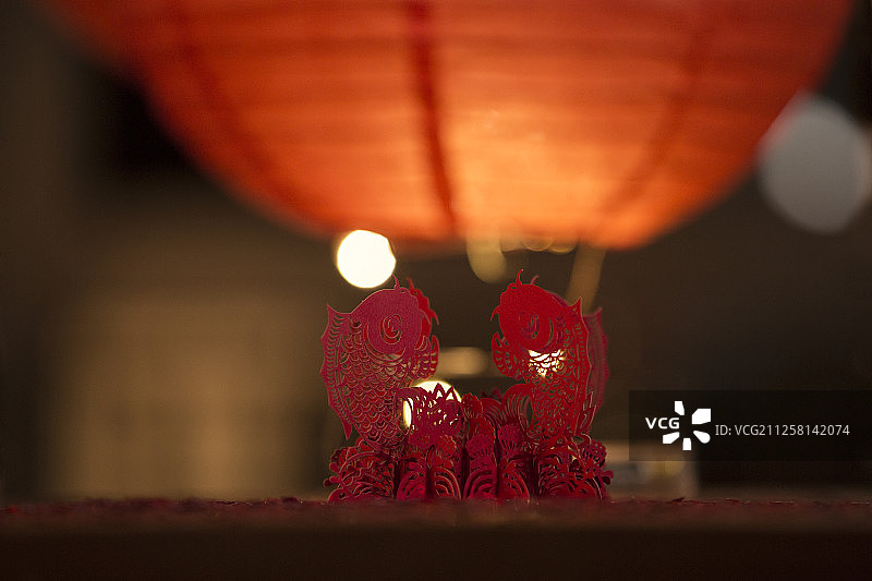 剪纸和灯笼静物图片素材