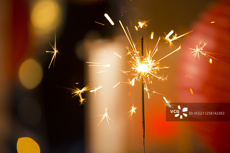 节日焰火静物图片素材