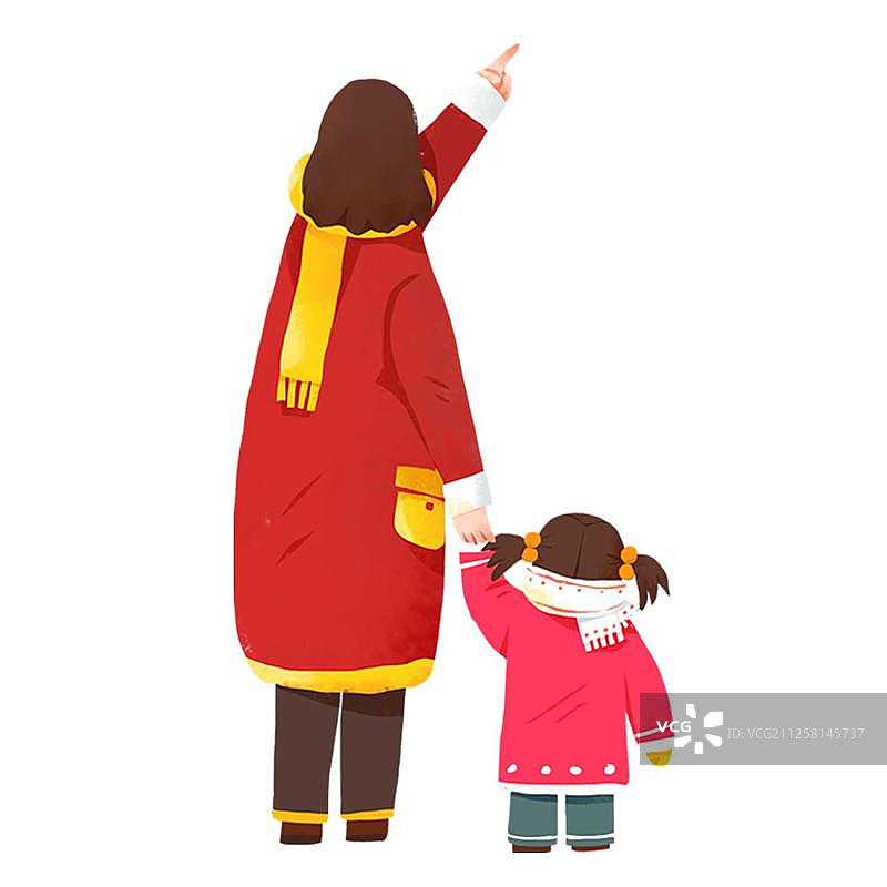 春节人物图片素材