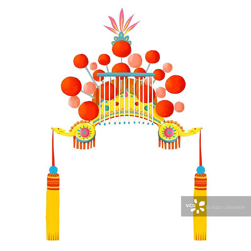 黄金头饰图片素材