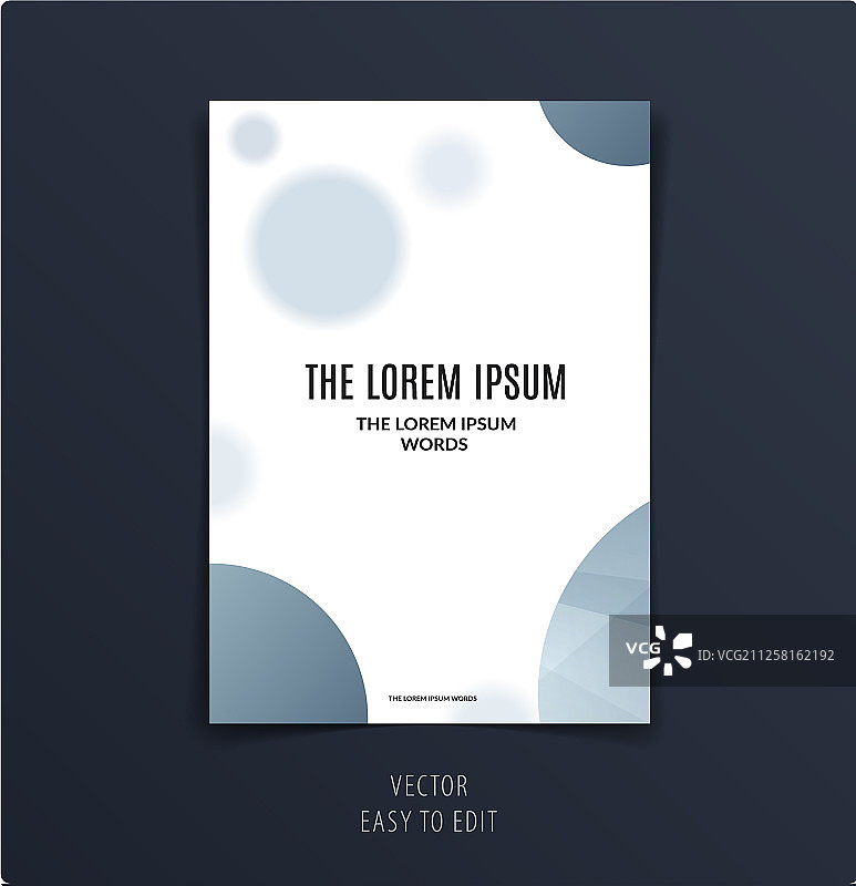 创意宣传单抽象设计小册子封面图片素材