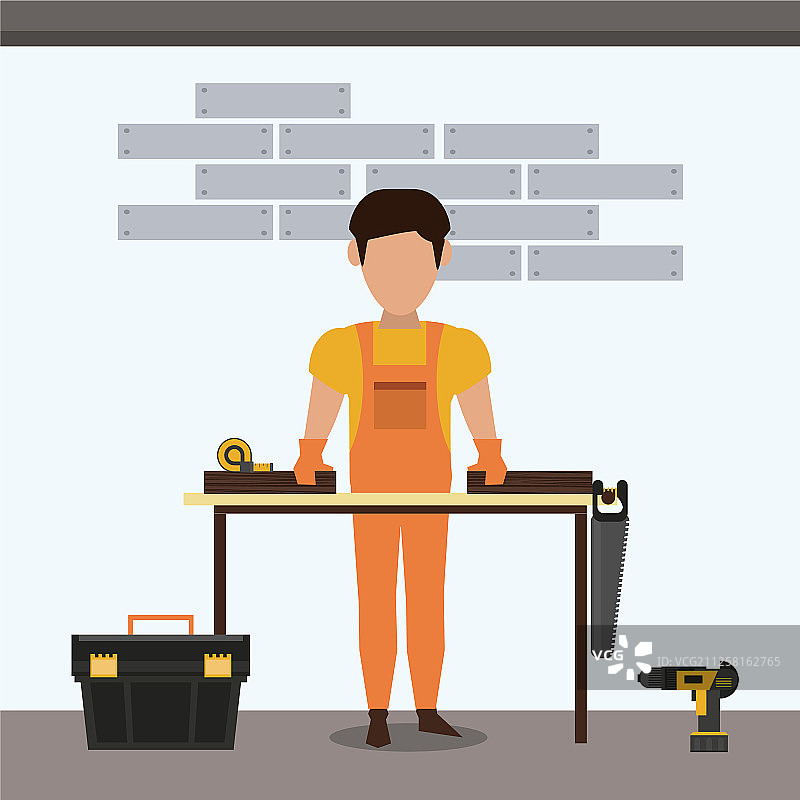 建筑工人头像图片素材