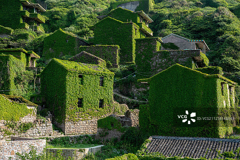 后头湾无人村图片素材