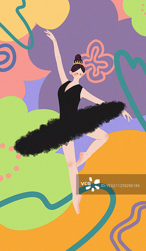 芭蕾舞女孩图片素材