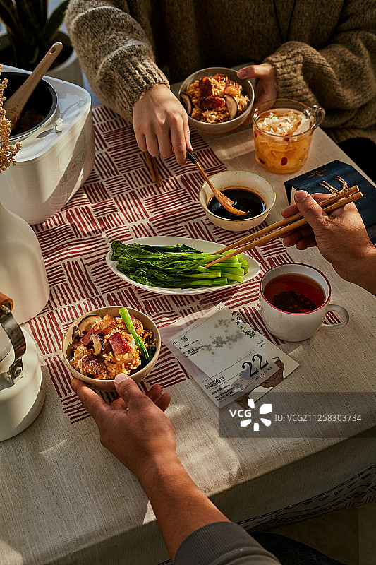 腊味煲仔饭图片素材