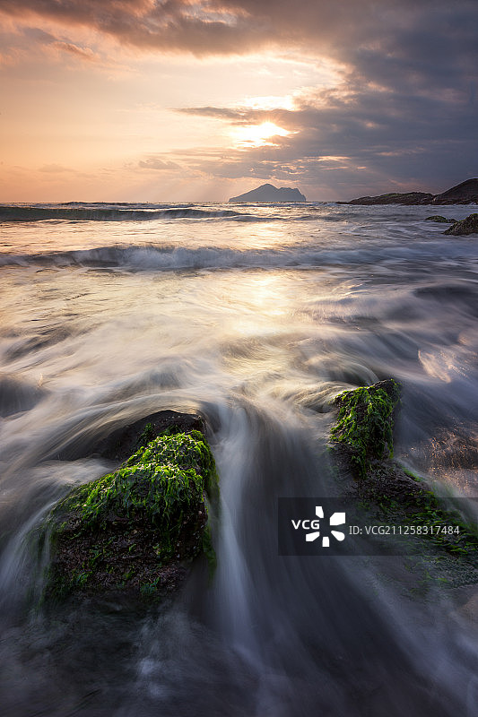 台湾,宜兰,头城,乌石港,外澳图片素材